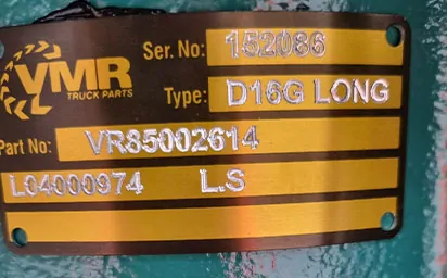 Engine D16G FH16